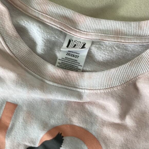 ZION National Park Graphic Crewneck Fleece Sweatshirt Size 2X - Picture 2 of 4